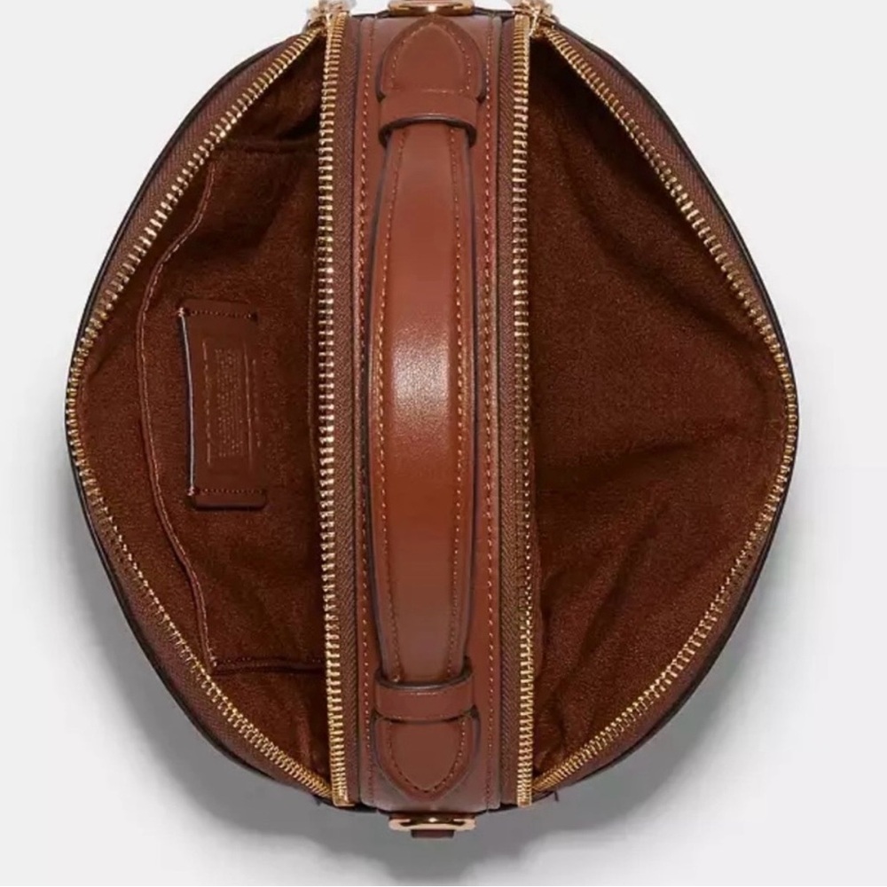 Coach Serena Satchel In Signature Canvas With Stripe. - Picture 3 of 16